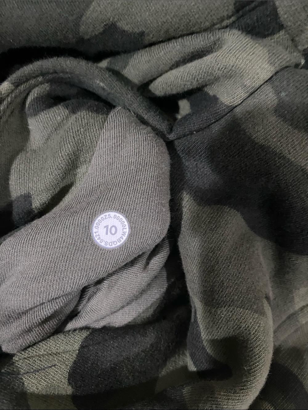 lululemon athletica Green & Black Camo Hoodie - Picture 3 of 3